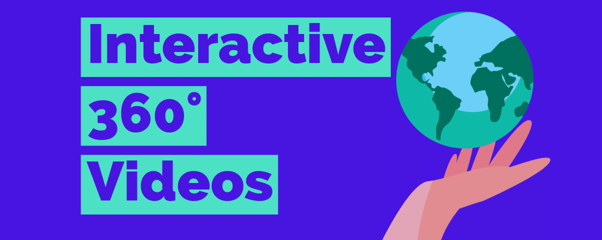 Interactive 360 videos